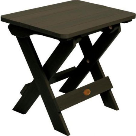 HIGHWOOD USA highwood® Hamilton Folding Adirondack Side Table - Black AD-TBS1-BKE